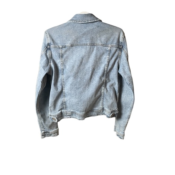 Itamaska Distressed Denim Jacket Light Blue Women’s  XL. - Picture 3 of 16